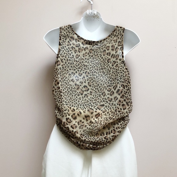 JULES + JAMES LEOPARD TANK - Picture 3 of 9